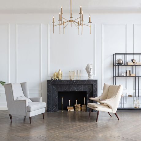 Люстра на штанге Eurosvet Anders 60142/9 латунь 