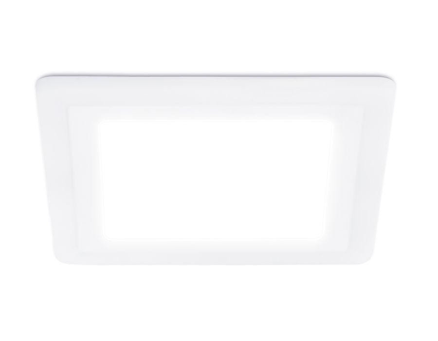 Встраиваемая светодиодная панель с подсветкой Ambrella light Downlight DCR390, цвет белый - фото 4