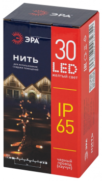 3м. Гирлянда нить желтый Эра ERAPS-NZ1 30LED (Б0060543)
