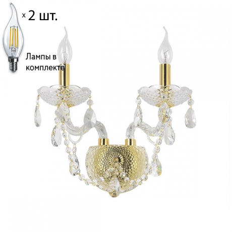 Бра с лампочками Omnilux OML-70001-02+Lamps 
