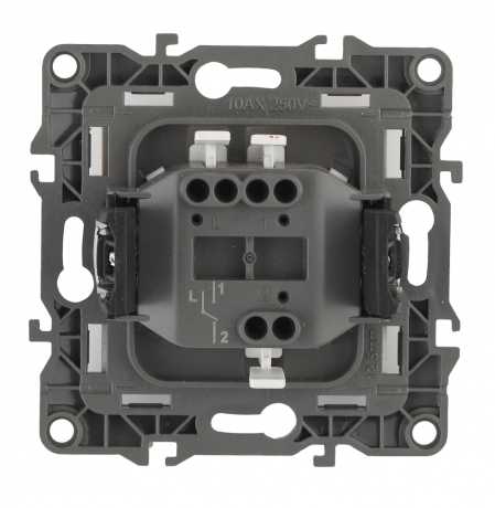 Выключатель одноклавишный ЭРА 12 10AX 250V 12-1101-06 168788