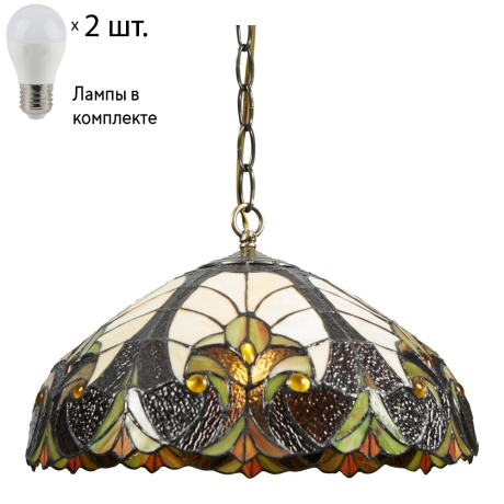 Подвесной светильник с лампочками Velante 815-806-02+Lamps E27 P45 