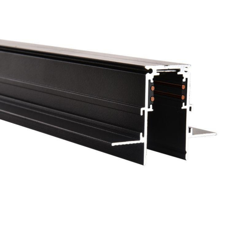 2м. Магнитный встраиваемый шинопровод Space Crystal Lux CLT 0.123 01 L2000 BL 