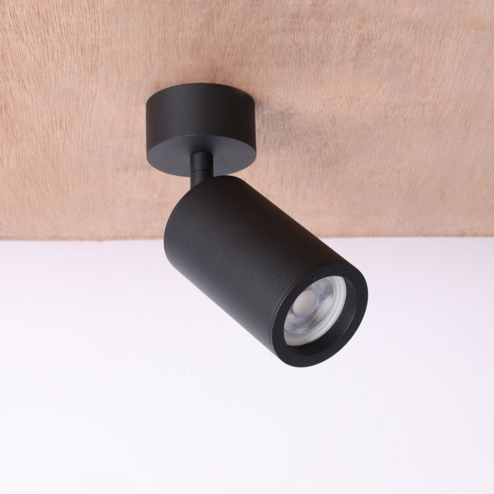 Потолочный поворотный светильник Favourite Angularis 2805-1U, цвет черный - фото 3