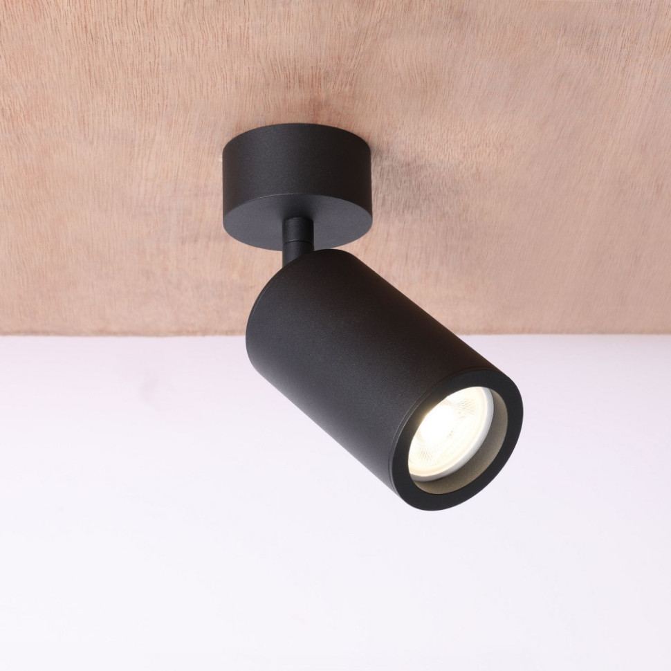 Потолочный поворотный светильник Favourite Angularis 2805-1U, цвет черный - фото 4