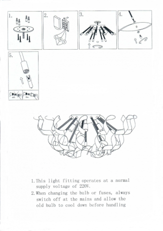 754061 Потолочная люстра LightStar Turbio
