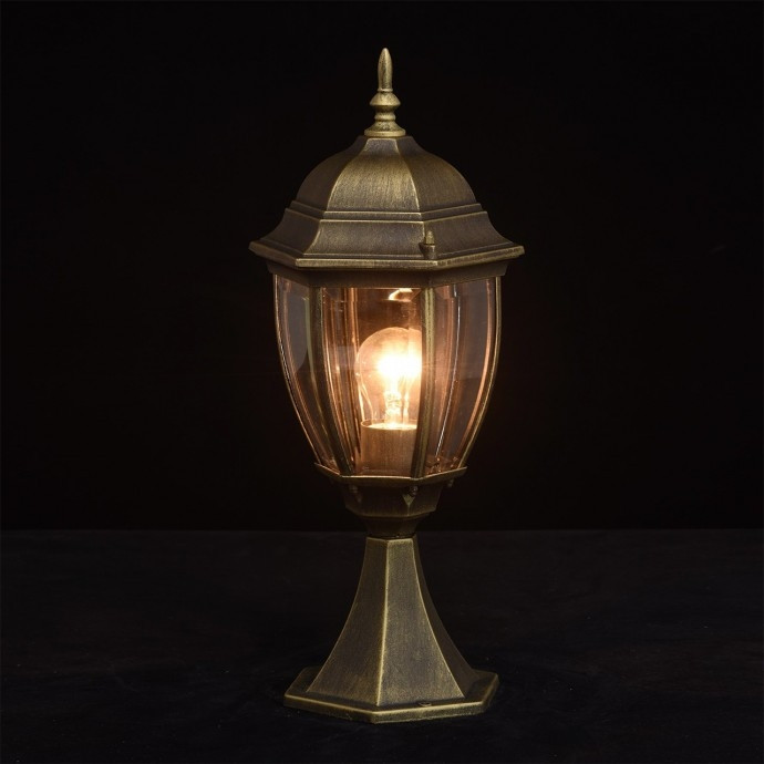 Ландшафтный светильник со светодиодной лампочкой E27, комплект от Lustrof. №19528-674113, цвет бронза с золотой патиной - фото 2