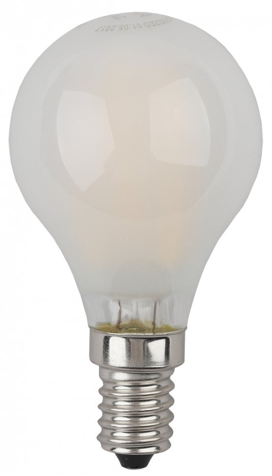 Светодиодная лампа Е14 5W 2700К (теплый) Эра F-LED P45-5W-827-E14 frost (Б0027929) - фото 2