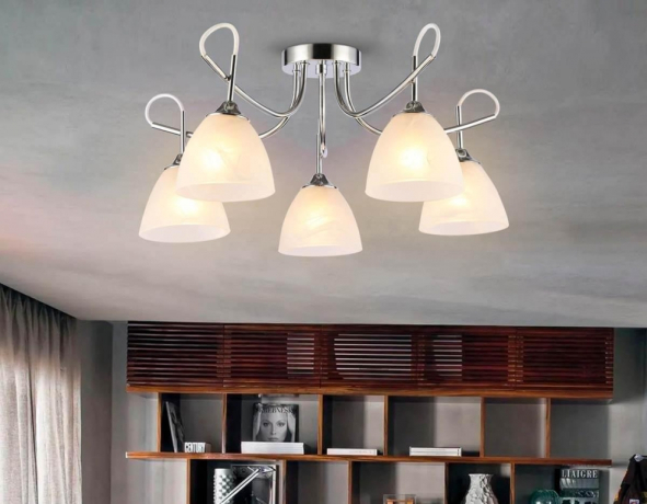 Потолочная люстра с лампочками Ambrella light TR3042+Lamps 