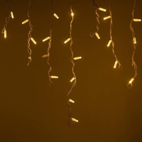 2,4*0,6м. Уличная гирлянда бахрома теплый свет Ardecoled 230V ARD-Edge-Classic-2400X600-White-88Led-Flash Warm/Warm (31191)