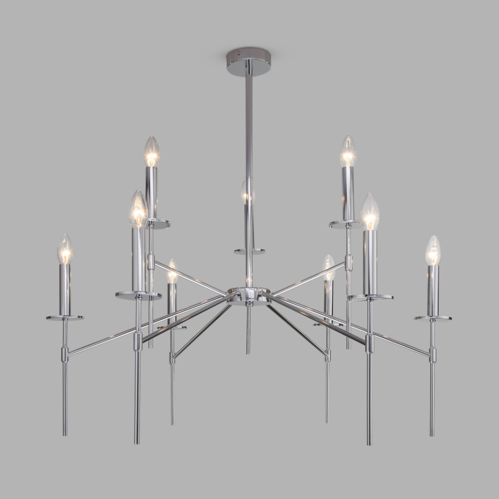 Люстра на штанге Eurosvet 60142/9 хром (a061934)