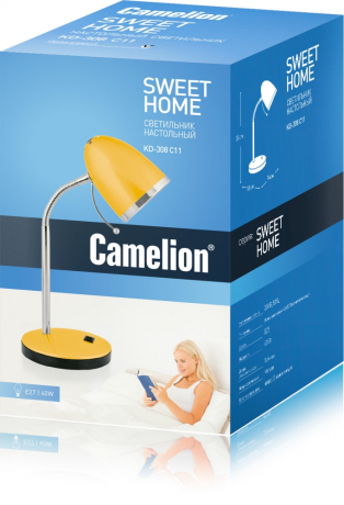 KD-308 C11 оранжевый Настольный светильник Camelion 11480 