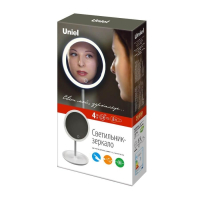 Зеркало с подсветкой, сенсорный выключатель, диммер Uniel TLD-590 White/LED/80Lm/6000K/Dimmer (UL-00002758)