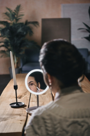 Зеркало с подсветкой, сенсорный выключатель, диммер Uniel 184357 (UL-00002758)