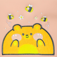 Нарушена упаковка!  <712383> Рюкзак LOREX KIDS CLASSIC COOKIE BEAR 16 л бежев. 36x28x16 мягкий 1 отд. молния держатель для карточек брелок д/девочек LXKBPCL-CB (247684)