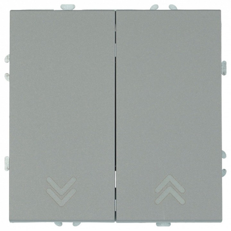 Выключатель самовозвратный двухклавишный без рамки Stekker Эмили 50329 