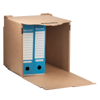 Нарушена упаковка! <199255> Короб архивный (330х310х340 мм) фронтальная загрузка для регистраторов/накопителей, липучка, гофрокартон, BRAUBERG, 122033 (122033)