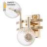 Бра в комплекте с Led лампами CRYSTAL LUX Luxury AP2 Gold+Lamps 