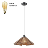 Светильник подвесной с Led лампочками в комплекте Velante 529-706-01+Lamps