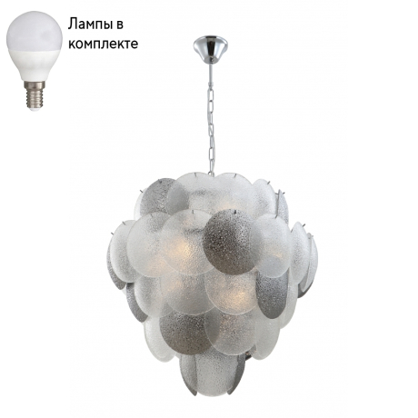 Светильник подвесной с лампочками iLamp 15617-14 CR+MULT+Lamps 