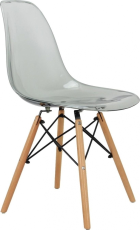 Стул Eames прозрачный серый Bradex Home 693990