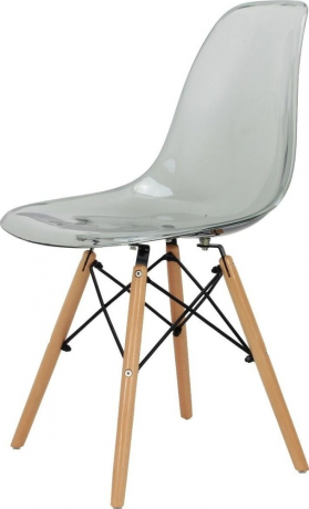 Стул Eames прозрачный серый Bradex Home 693990