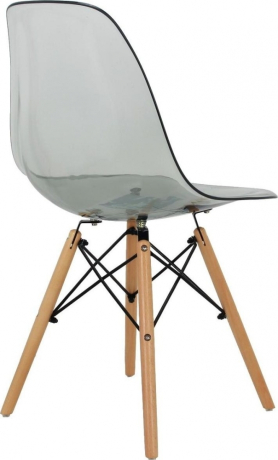 Стул Eames прозрачный серый Bradex Home 693990