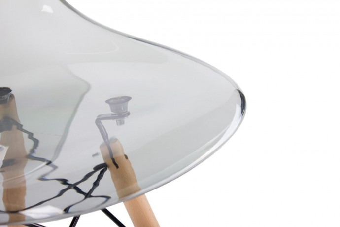 Стул Eames прозрачный серый Bradex Home 693990