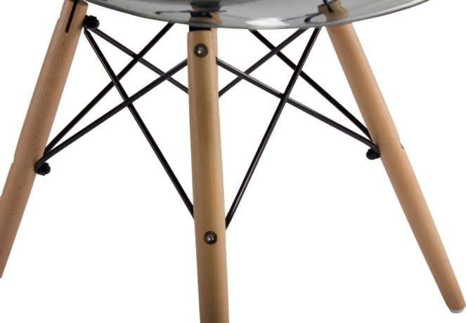 Стул Eames прозрачный серый Bradex Home 693990