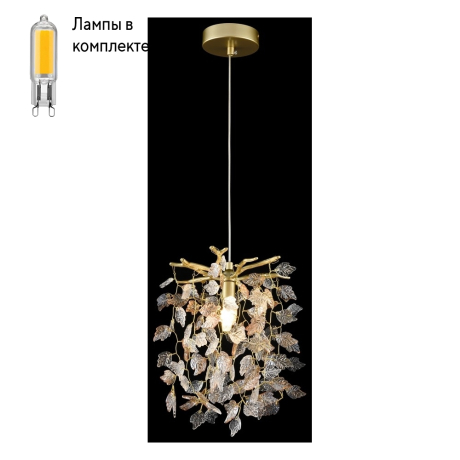 Светильник подвесной с Led лампочками в комплекте Velante 184-406-01+Lamps