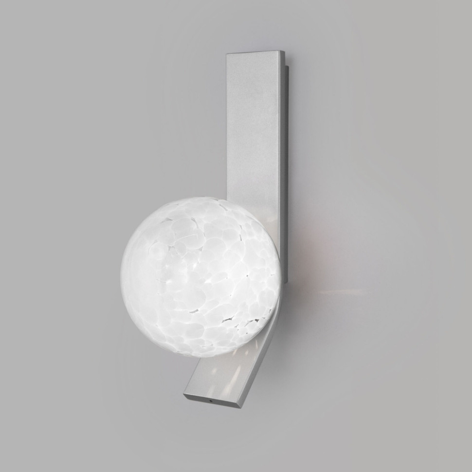 Настенный светильник Luxor Eurosvet 40019/1 серебро наконечник глобо d 20 мм серебро 2 шт