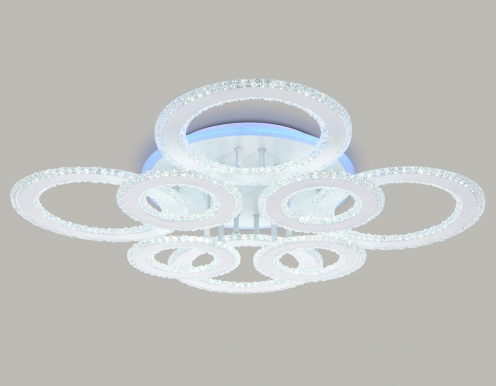 Умная потолочная люстра с пультом ДУ Ambrella light Acrylica Original FA8854, цвет белый - фото 3