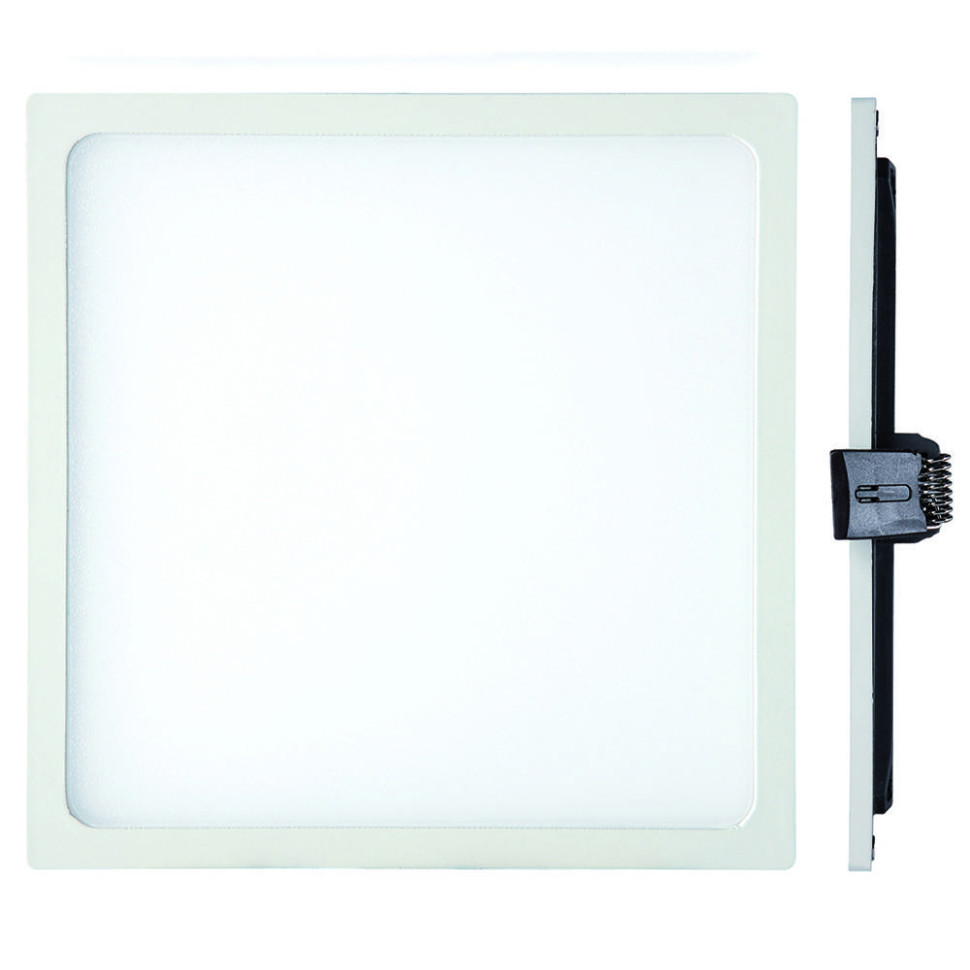 C0192 Встраиваемая светодиодная панель Mantra Saona, цвет металл, пластиковый рассеиватель