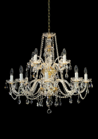 Подвесная люстра с хрусталем ArtisLuce 93385