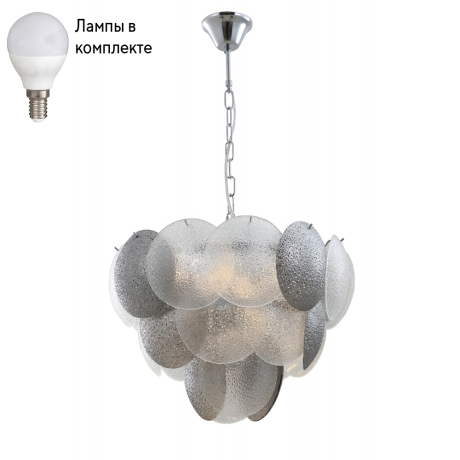 Светильник подвесной с лампочками iLamp 15617-9 CR+MULT+Lamps 