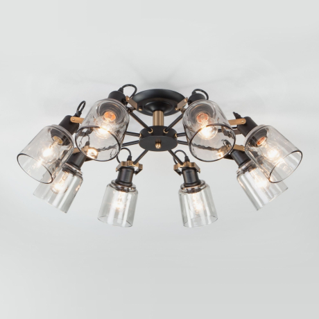 Потолочная люстра Eurosvet Astor 70111/8 черный 