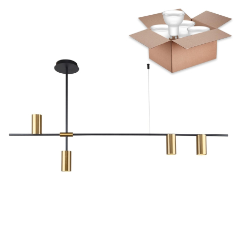 Подвесной светильник с лампочками  F-Promo Shanku 3098-4P+Lamps Gu10 