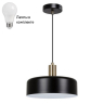 Подвесной светильник с лампочкой Arte lamp A7052SP-1BK+Lamps 