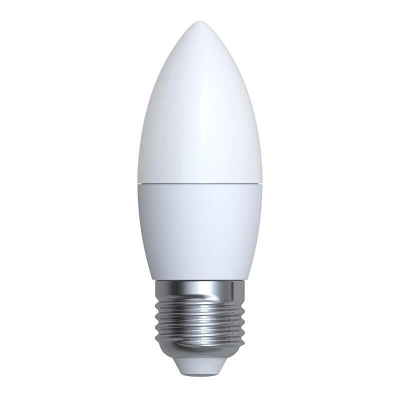 Светодиодная лампа E27 7W 4000K (белый) Norma Volpe LED-C37-7W/NW/E27/FR/NR (UL-00003798) LED-C37-7W/NW/E27/FR/NR картон - фото 1