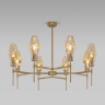 Люстра на штанге Eurosvet Prism 60143/8 латунь 