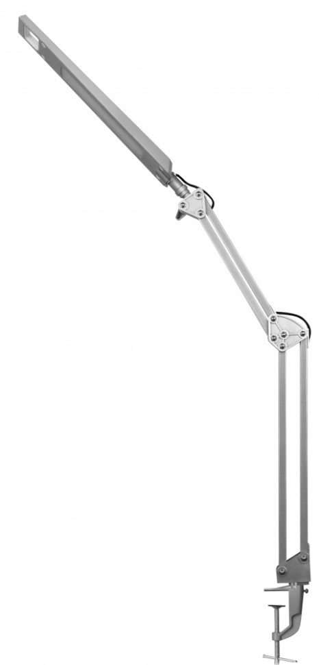 KD-821 C03 серебро Настольная лампа на струбцине Camelion 13528 полубусины самоклеющиеся d 8 мм серебро