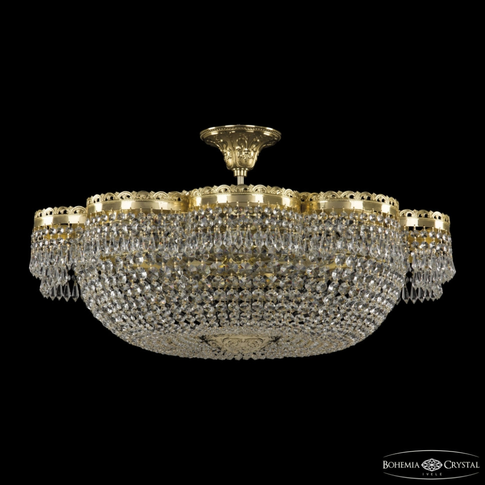Люстра потолочная Bohemia Ivele Crystal 19311/75JB G потолочная люстра crystal lux sevilia pl6 gold