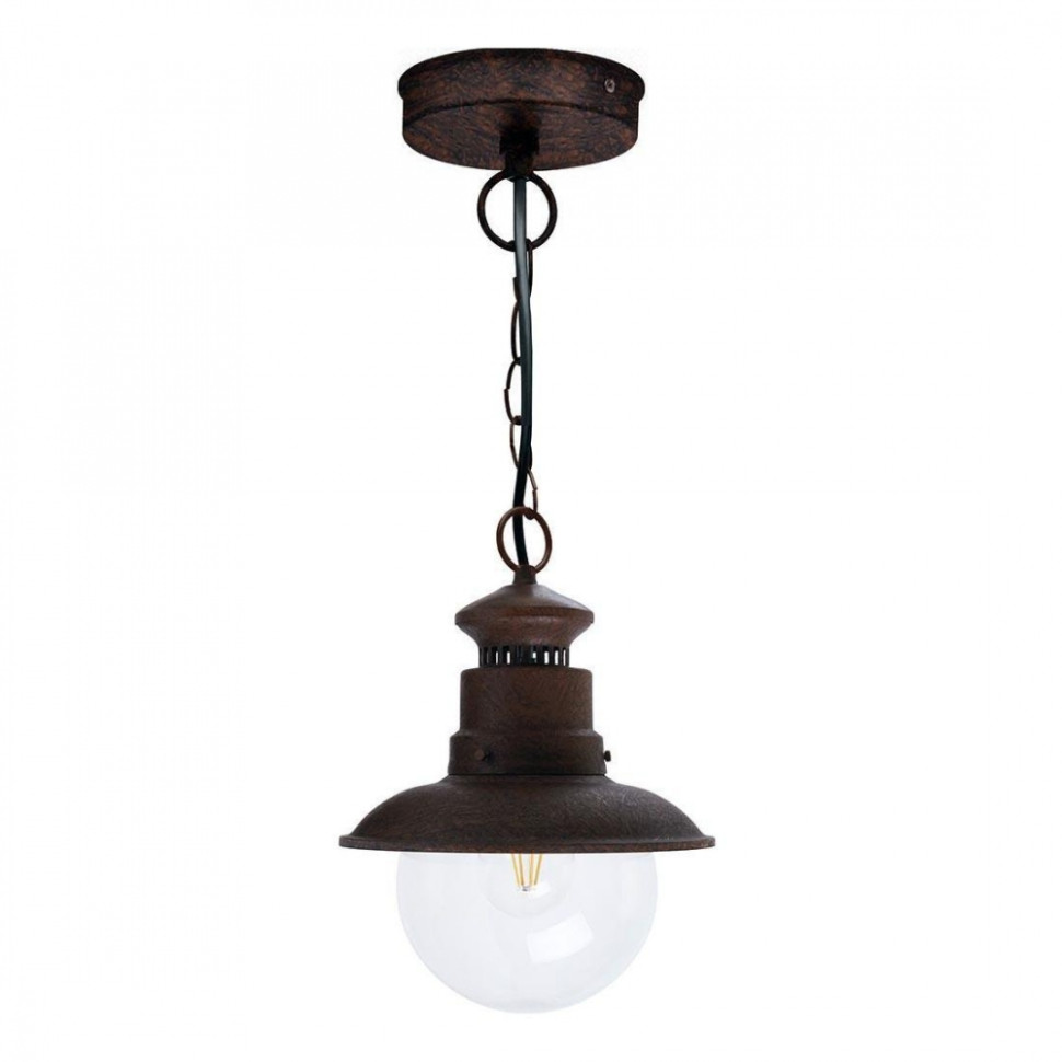 Уличный подвесной светильник Feron PL575 коричневый 11623 поводок 8 мм со своркой на 2 собак полиэстер и натуральная кожа 73 2х57 см коричневый