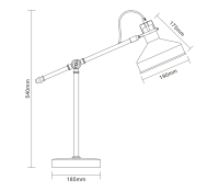 KD-425  C62 Светильник настольный Camelion Amsterdam 13014