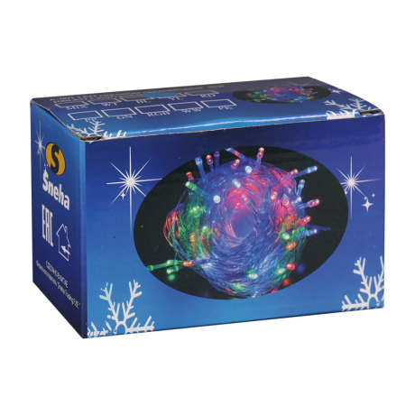 10м. Гирлянда с контроллером 100LED (фиолетовый)  LED PP Sneha 362987