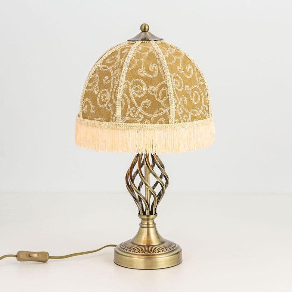 Настольная лампа с абажуром Базель Citilux CL407804, цвет бронза - фото 4