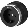 Розетка с заземлением Werkel Vintage (черный матовый/хром) W5871051