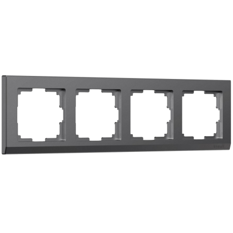 Рамка на 4 поста Werkel Stark (графит матовый) W0041864 