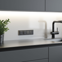 Рамка на 4 поста Werkel Stark (графит матовый) W0041864