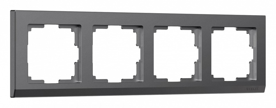 Рамка на 4 поста Werkel Stark (графит матовый) W0041864 